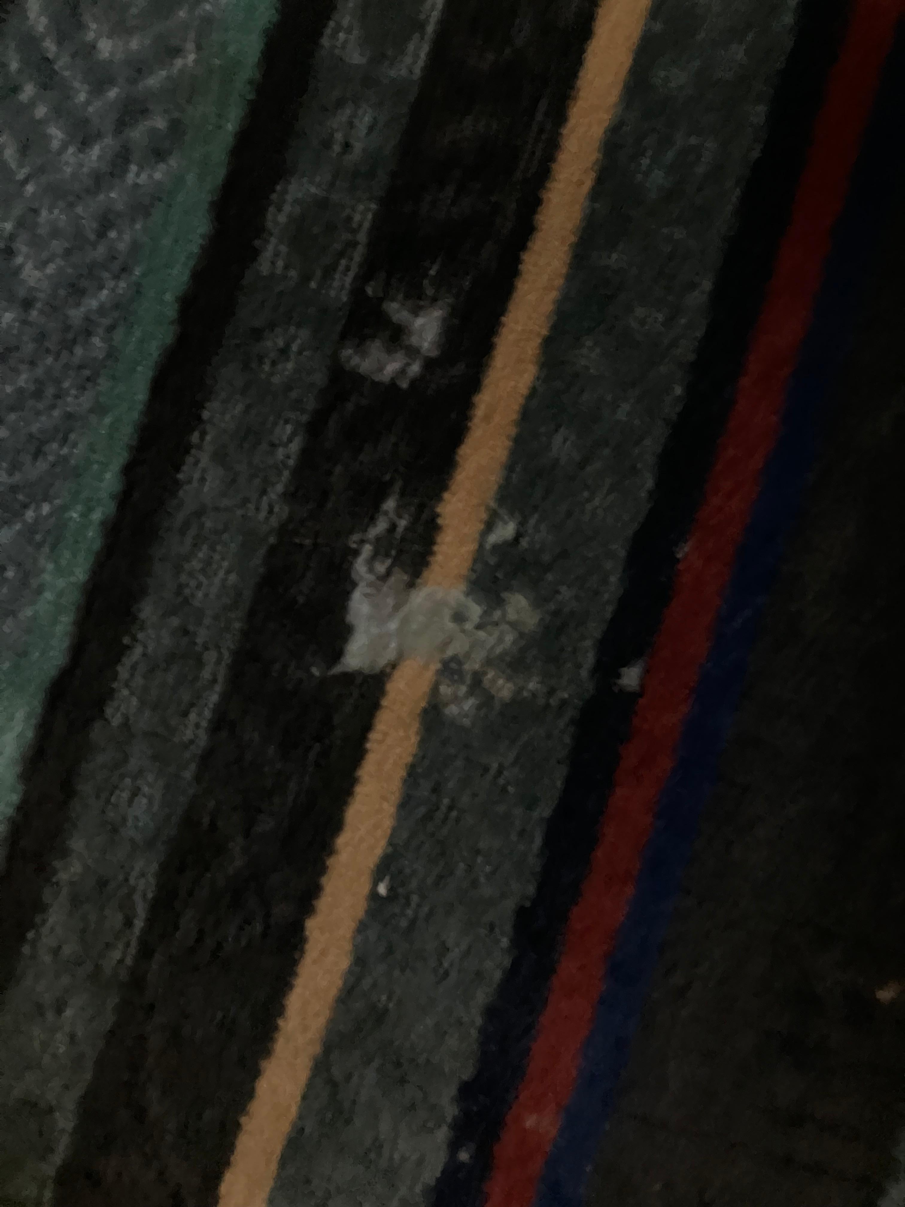 Carpet appeared very used and unclean 