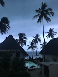 View from the small apartments in Kusini Buildings.
