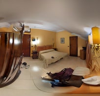 A "photosphere" of the room. Not a perfect pic, but you'll get the idea.