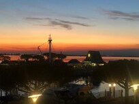 Sonnenuntergang am Balkon
