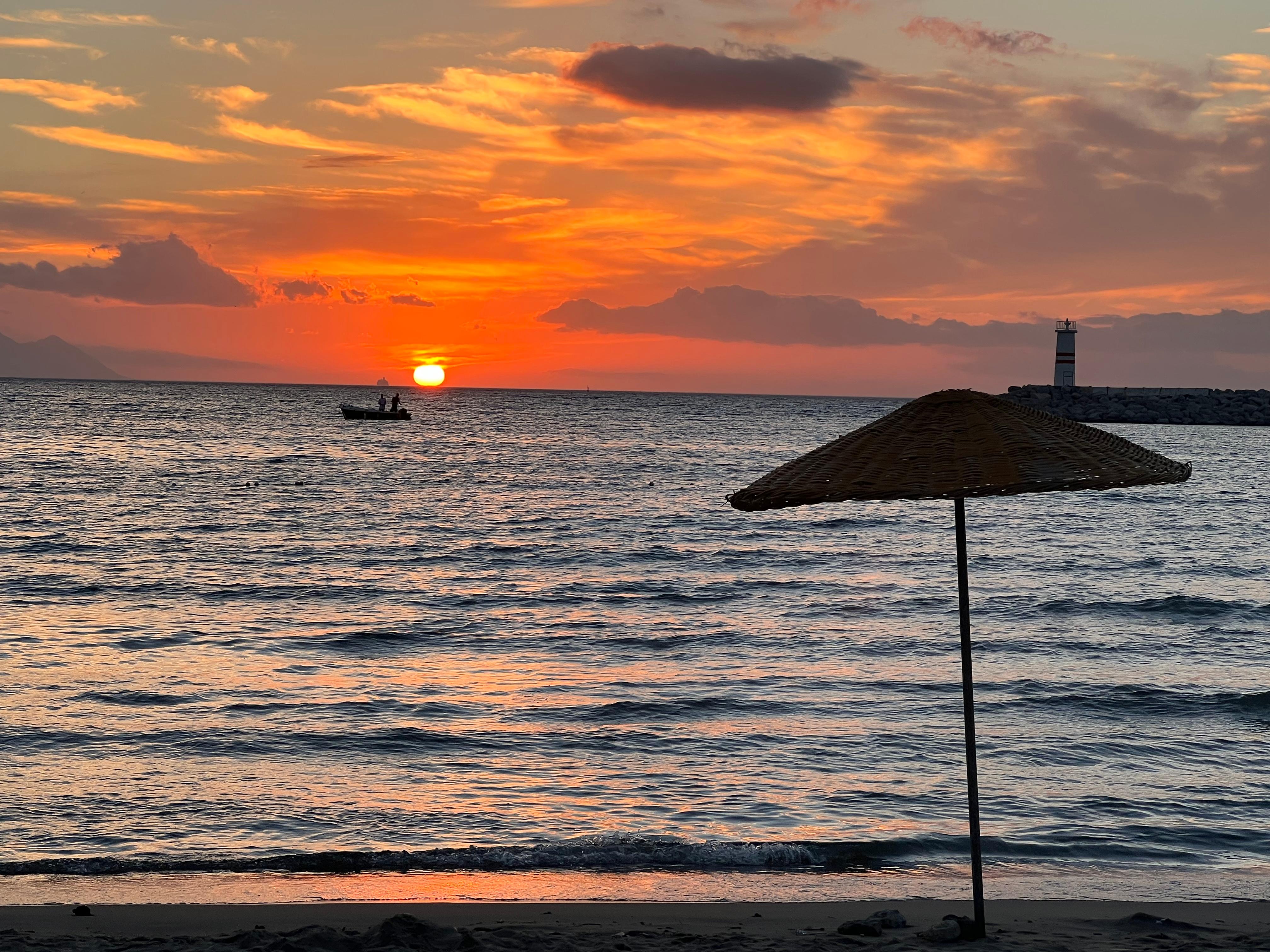 Sunset in Kusadasi