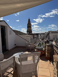 Terrace room view in day