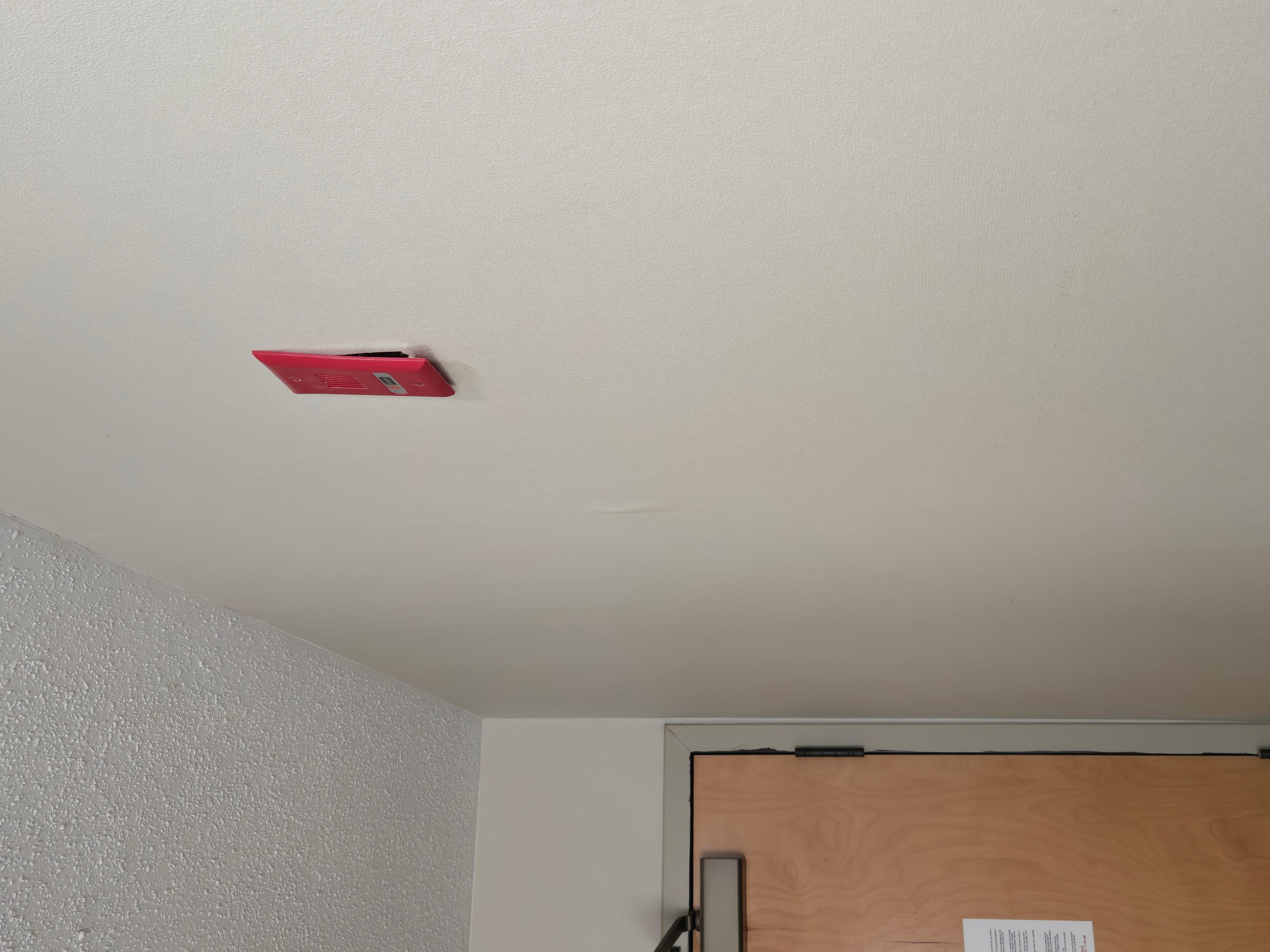 Alarm not mounted properly