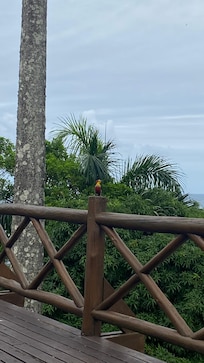 Vista da sala de convivência.