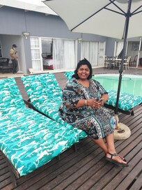 My sister just relaxing.