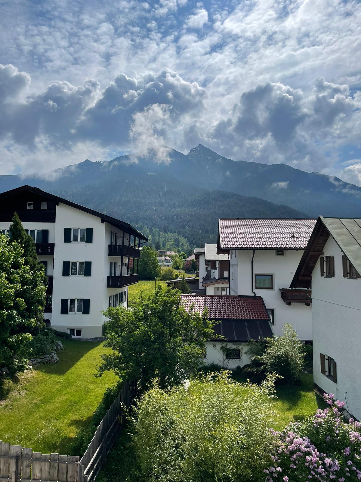 Blick vom Balkon