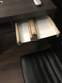Broken desk drawer