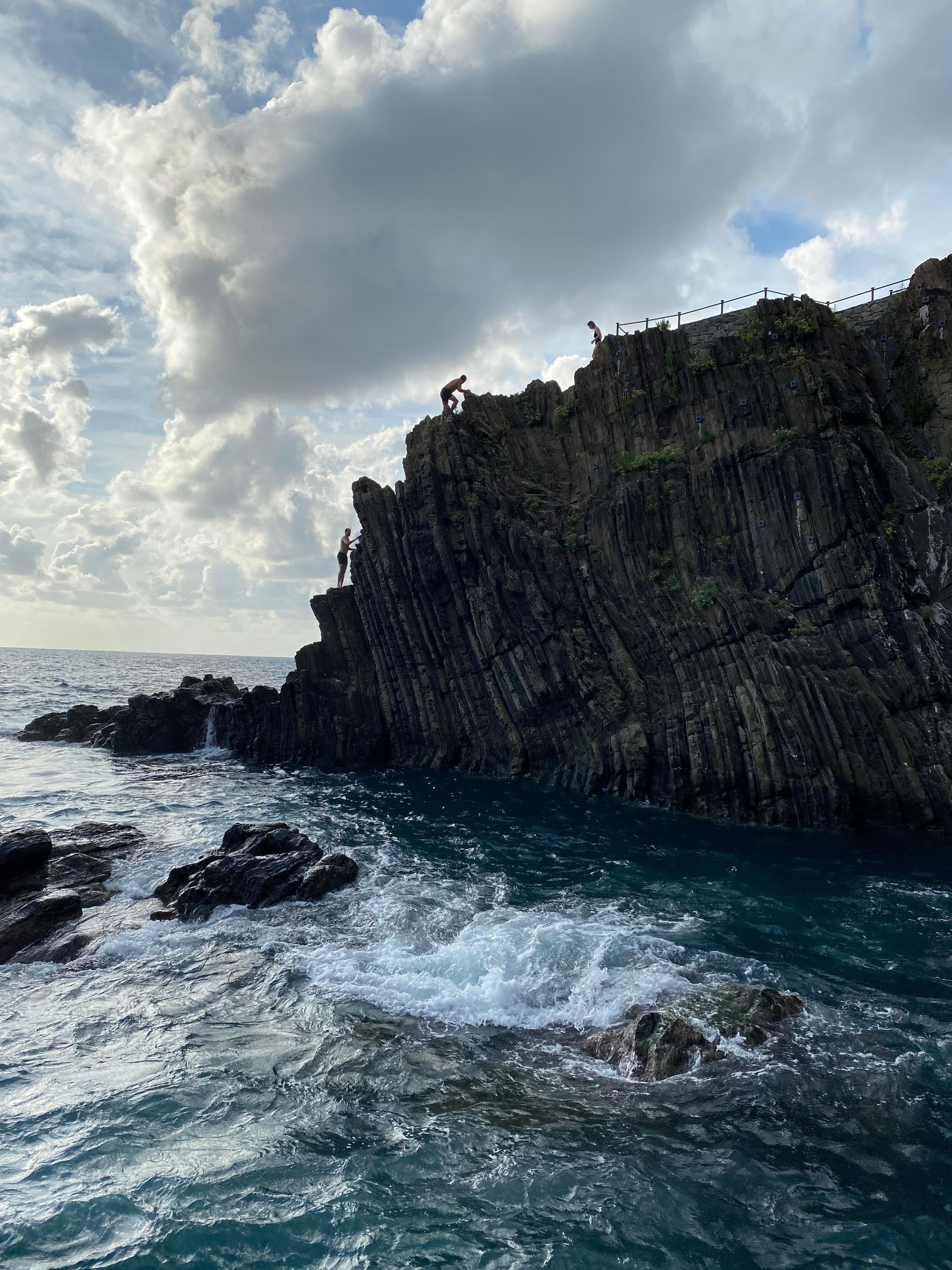 The cliffs of Riomaggiore