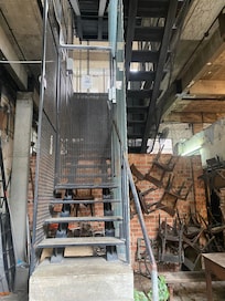 Entrance into the hotel.