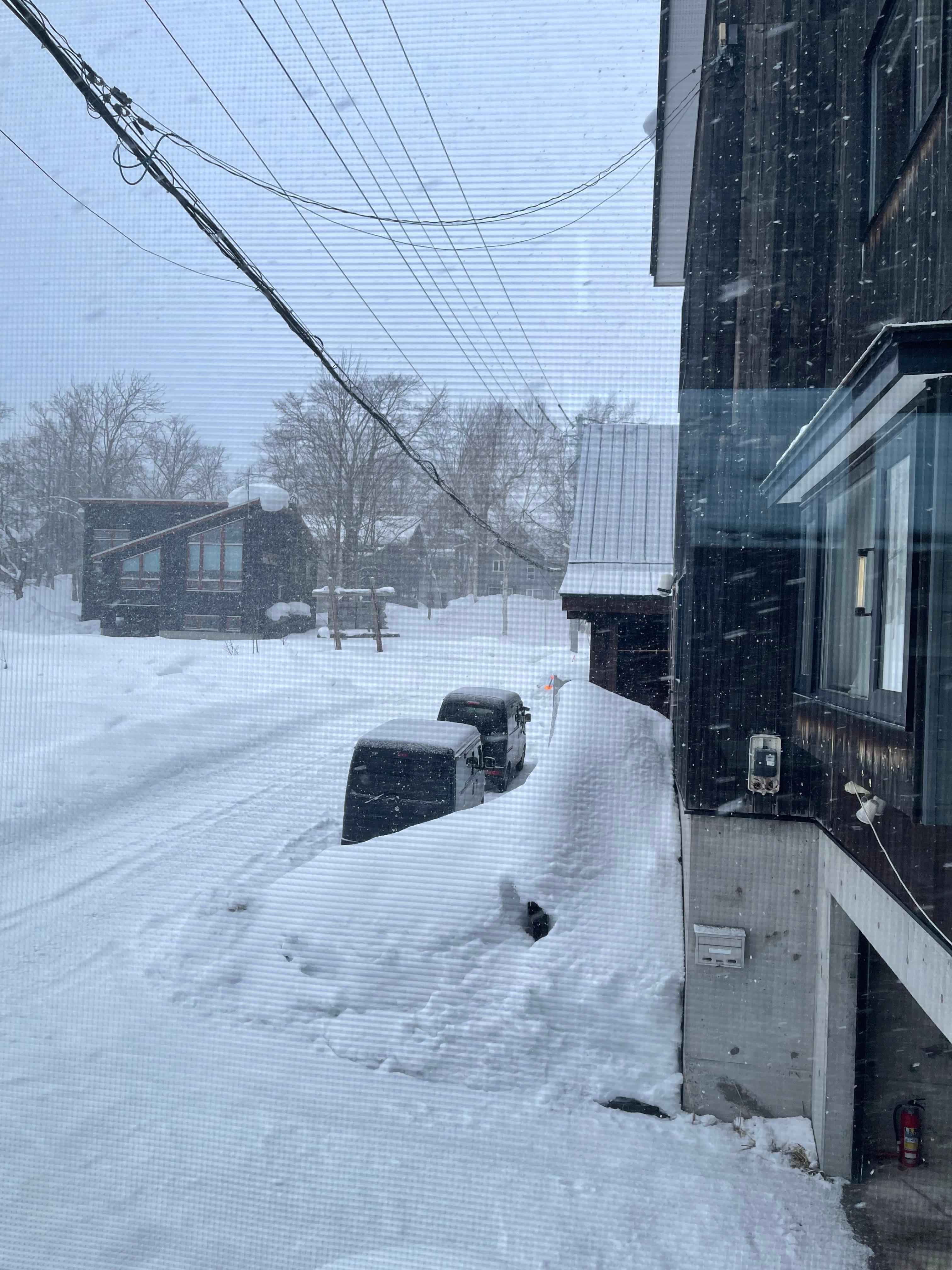 This is the street the house is on, near the bottom of Grand Hirafu