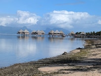 Nearby beach.