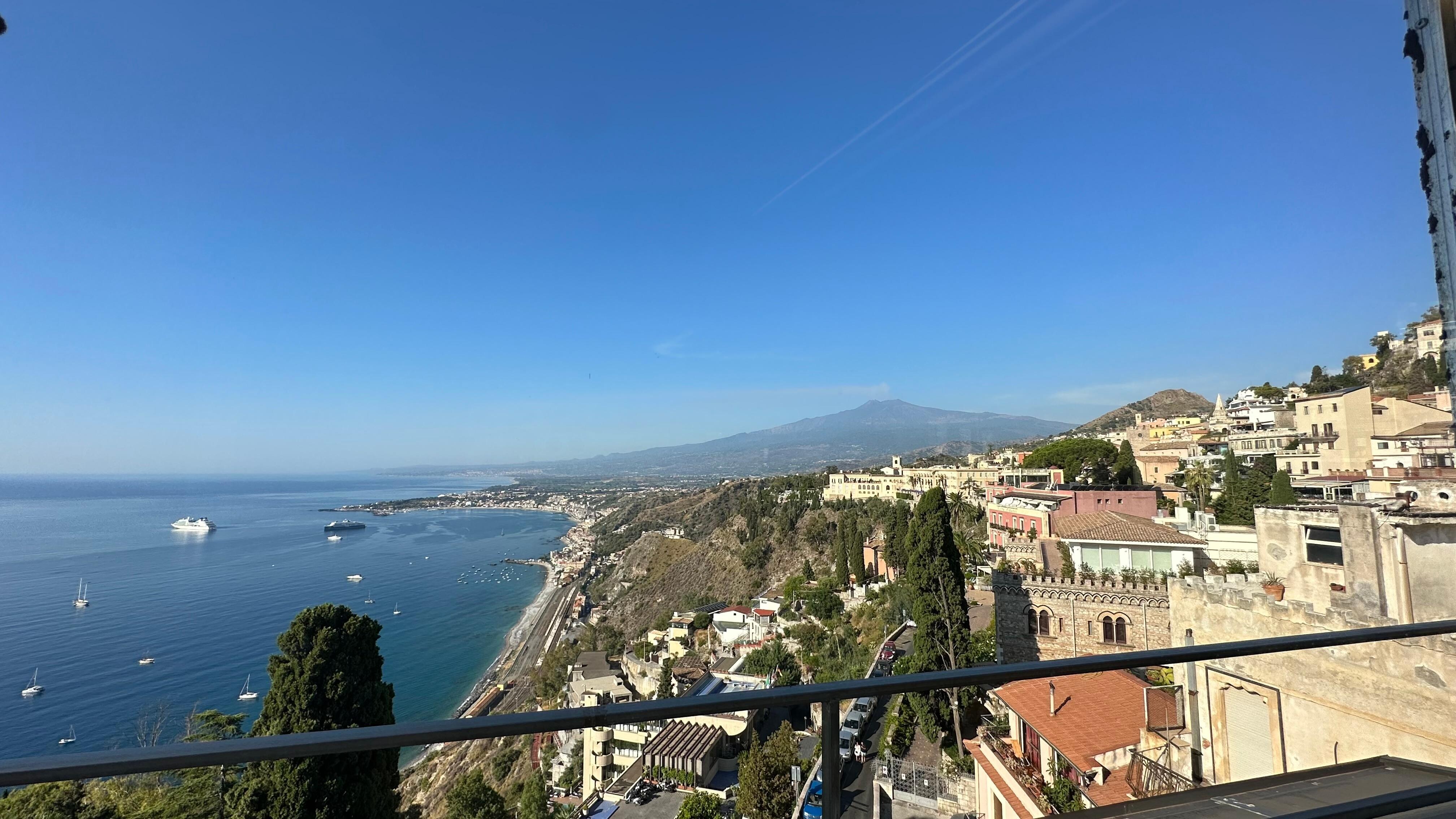 Vista do café da manhã