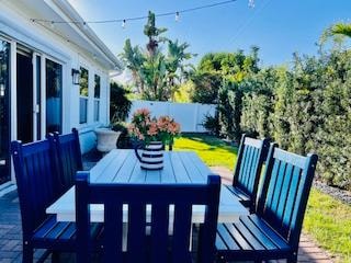 Back yard -fenced in and private.