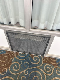 Air conditioning vent outside my door