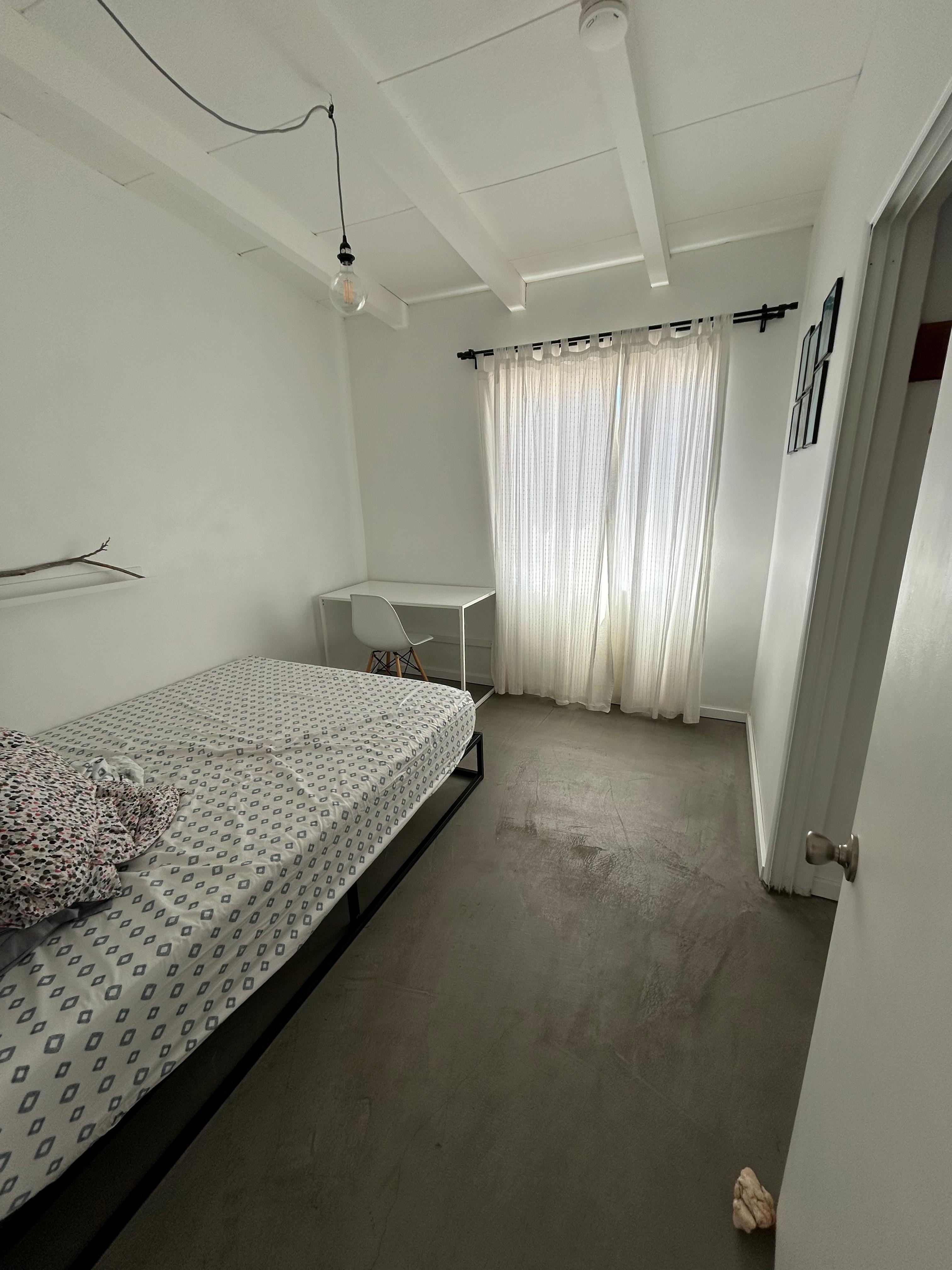All curtains are quite thin so the bedrooms will get bright in the morning. 