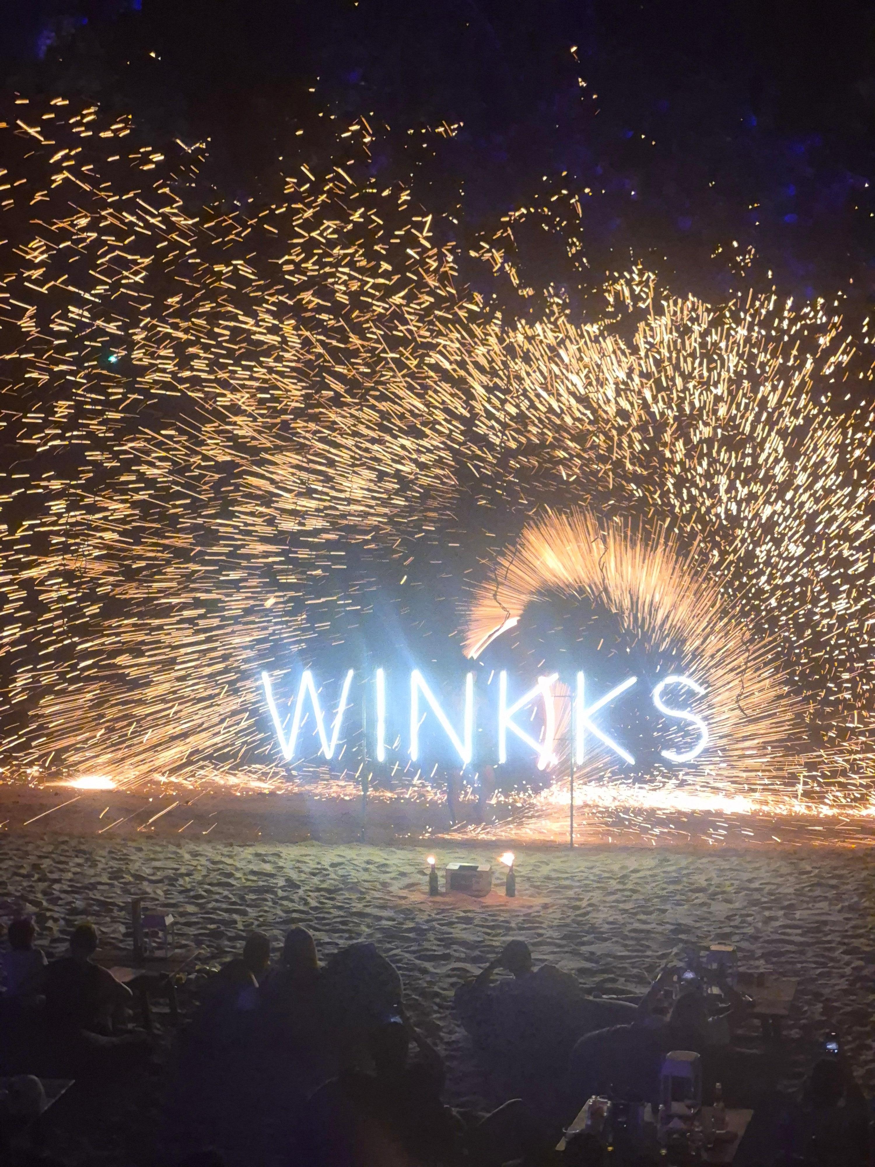 Winks fire show 