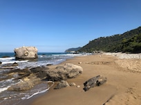 Beach beyond the Black Rock