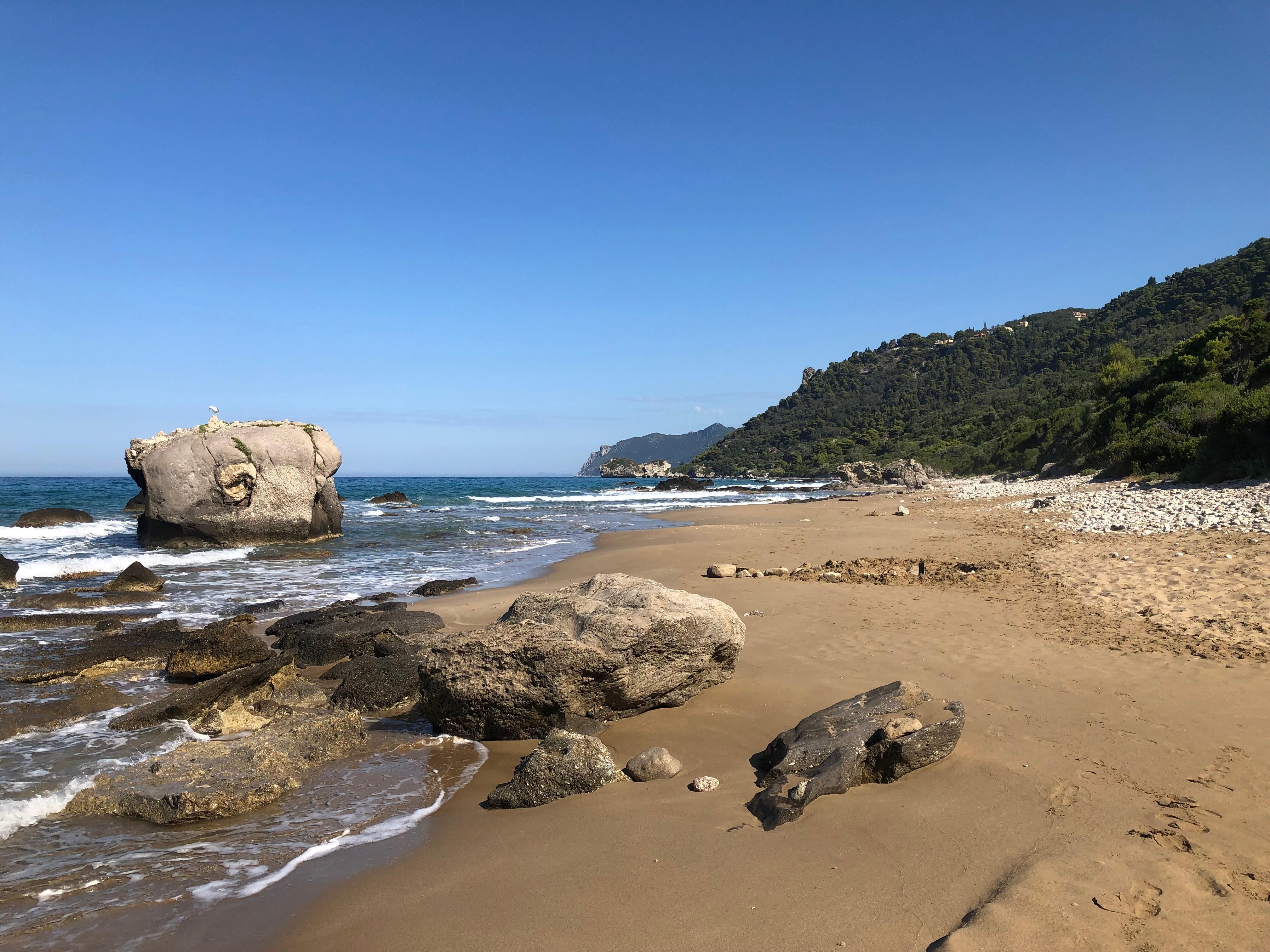 Beach beyond the Black Rock