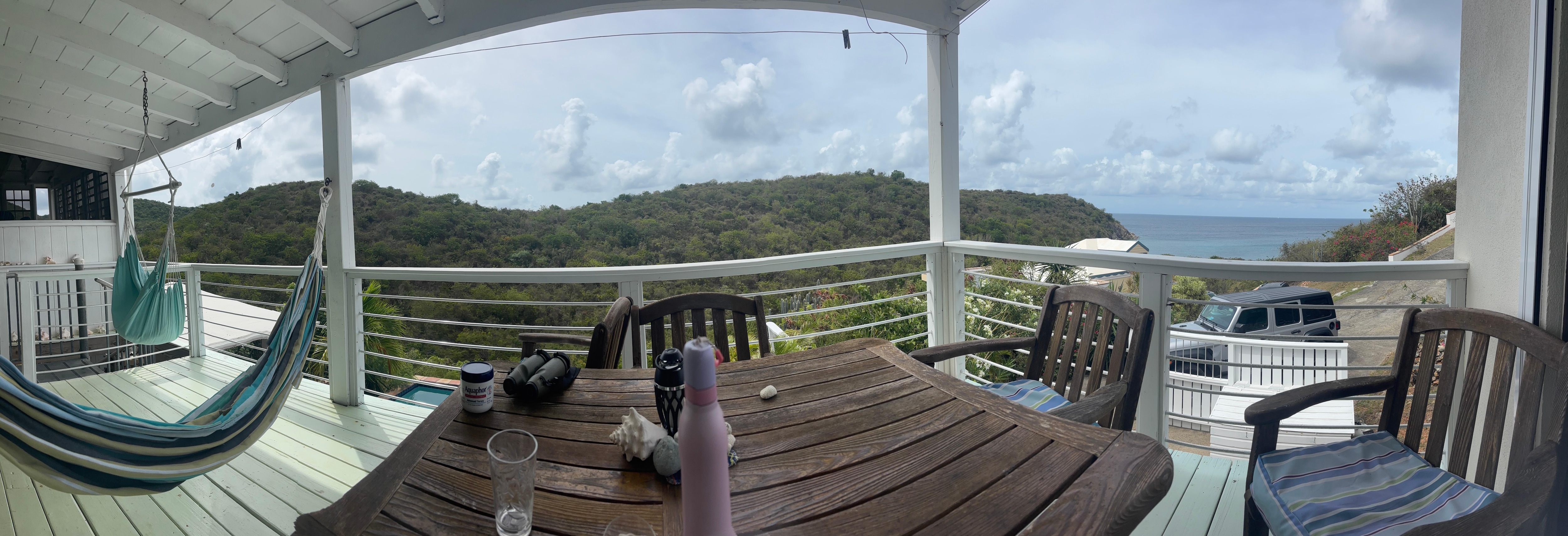Panoramic view from top deck