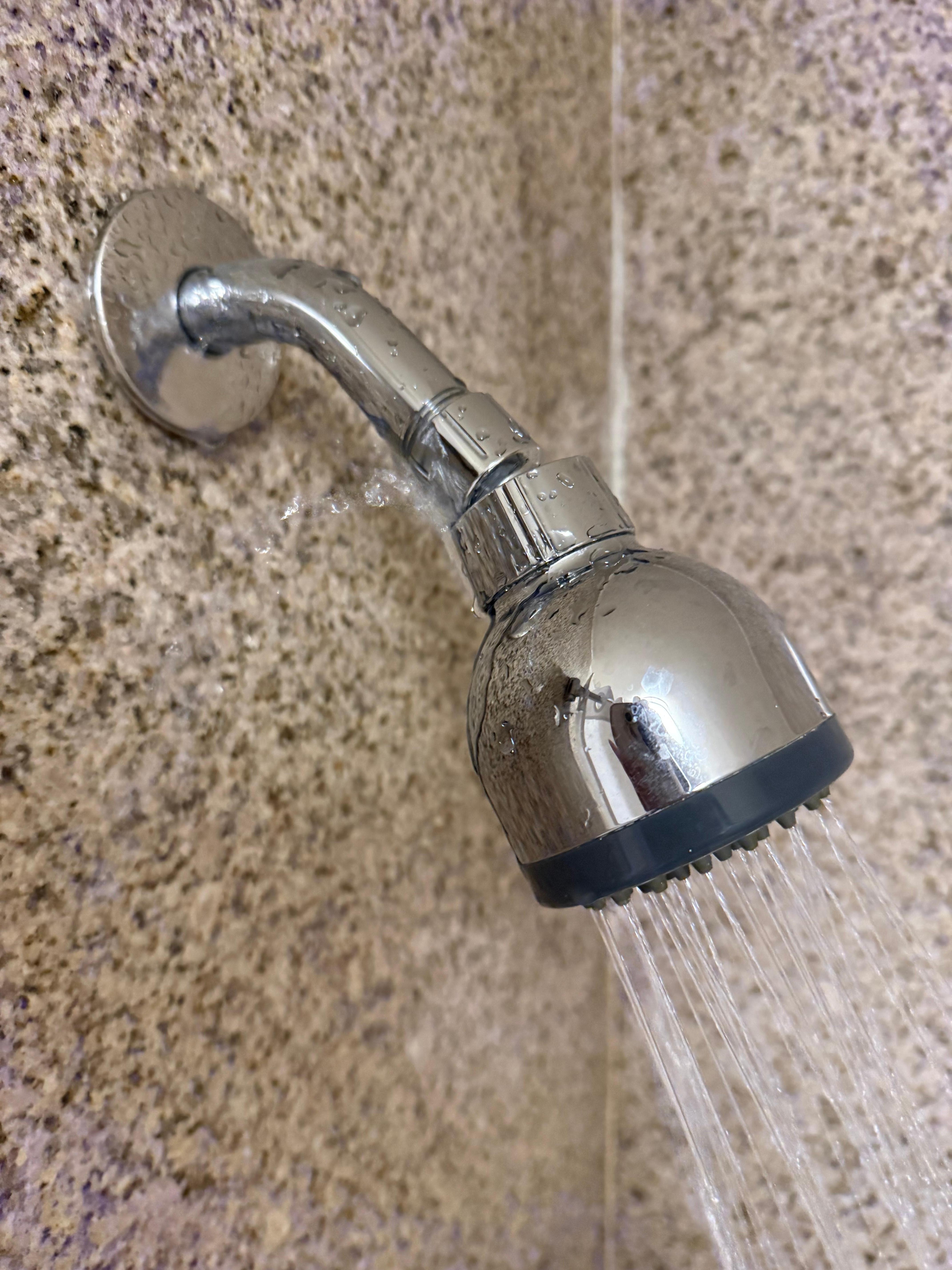 Showe head broken, water was going everywhere