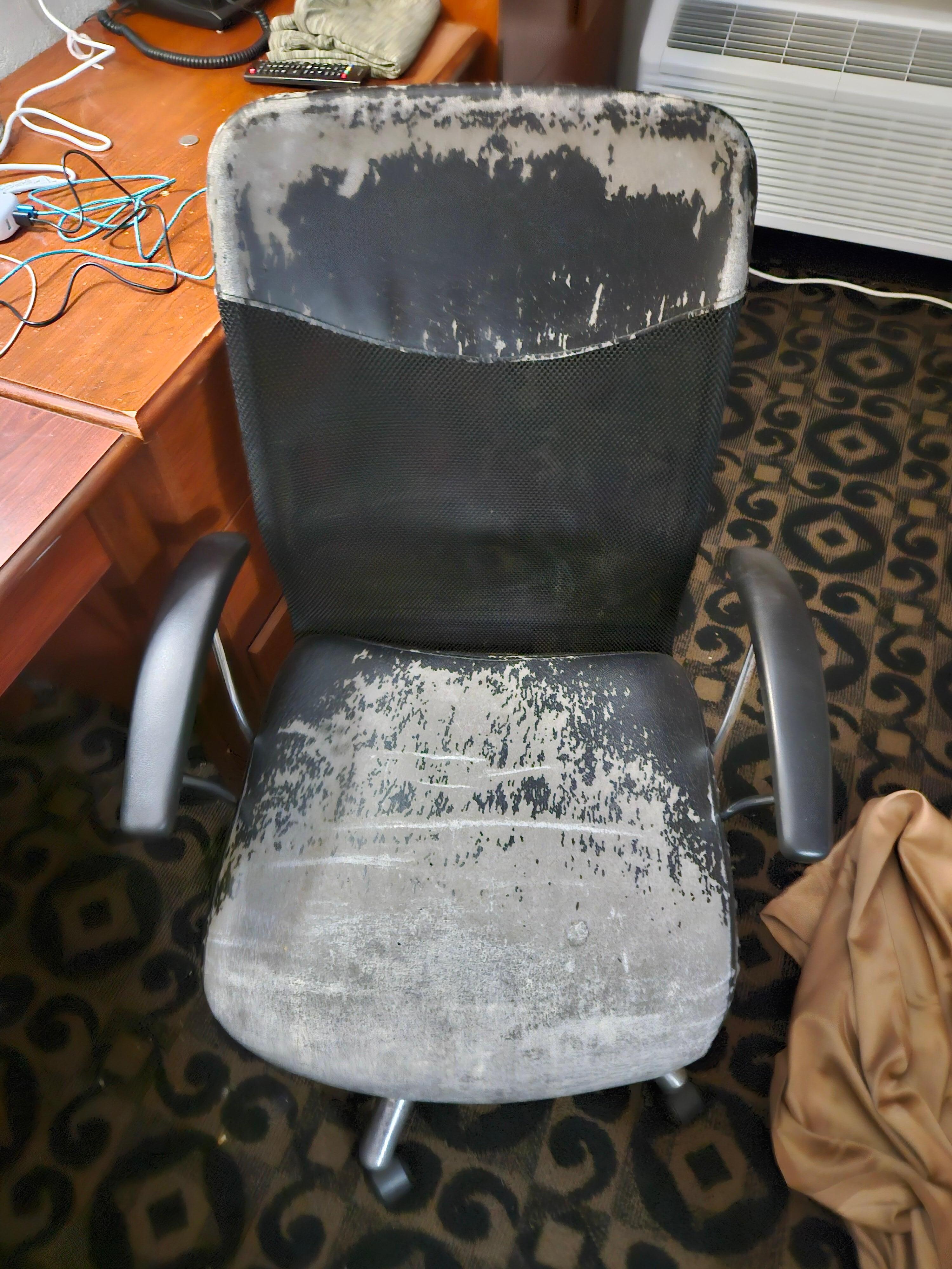 The chair in room 122