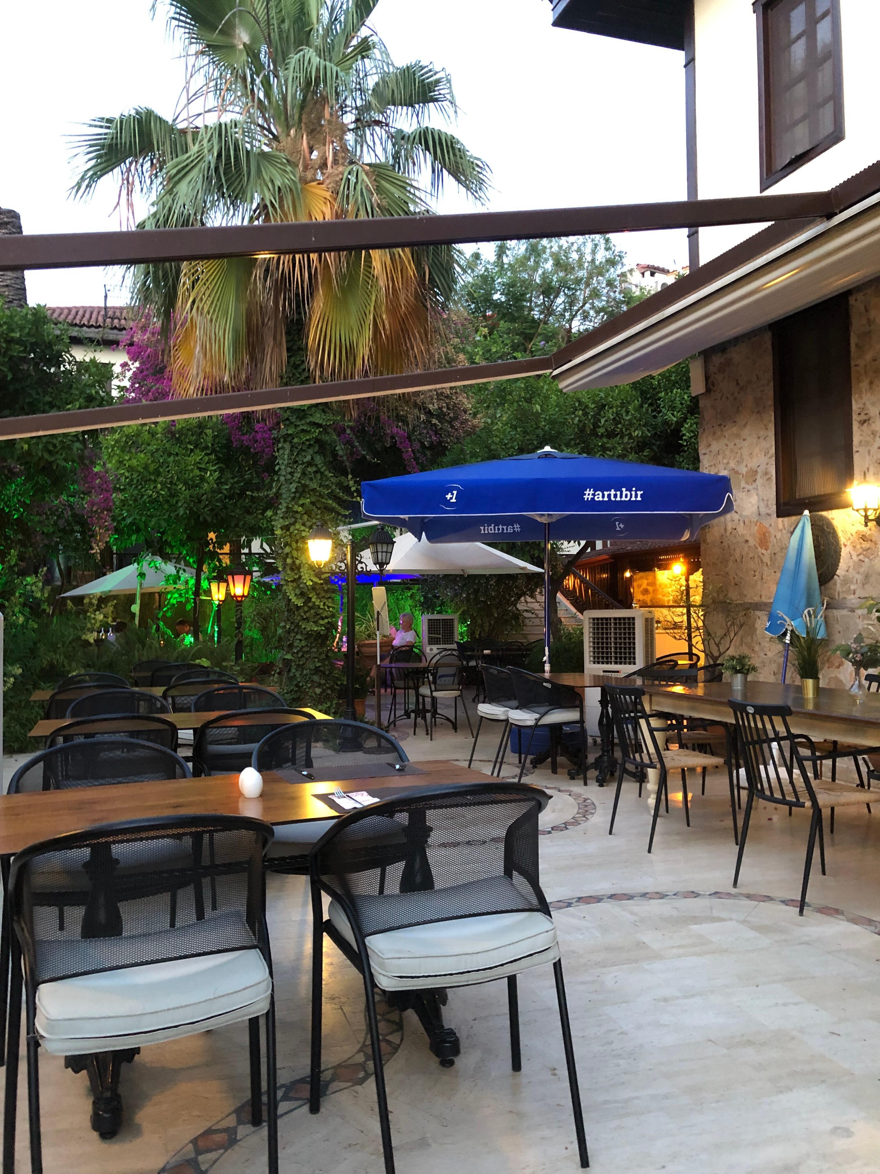 Fra hotellets restaurant
