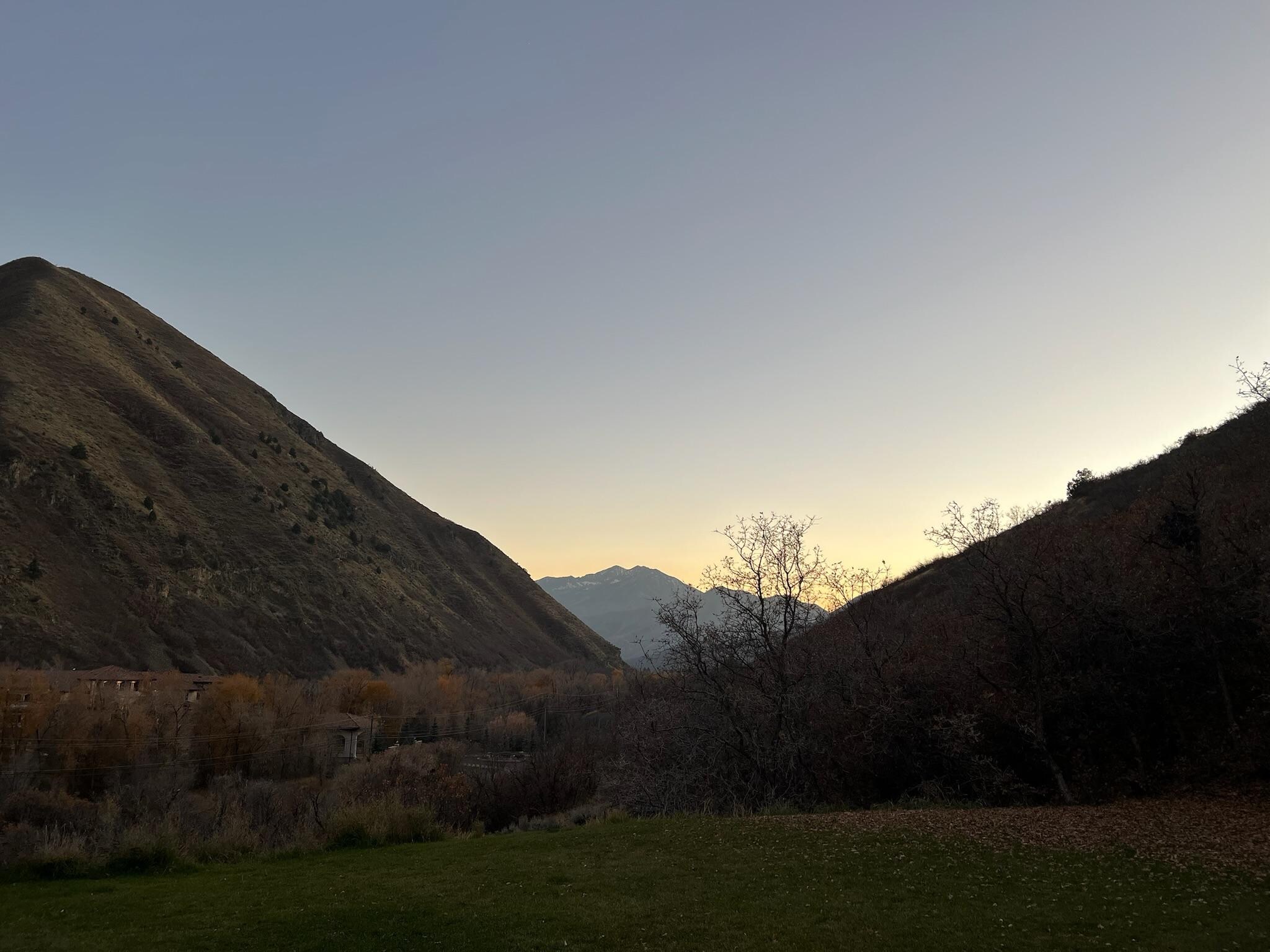 Beautiful backyard views
