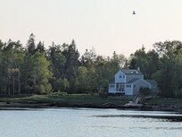 View of Seabreezes from Archie's lobster pound across the water