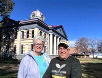 Davis County Courthouse has interesting architecture.