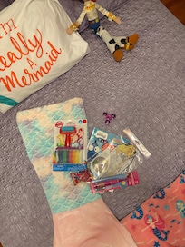 Mermaid themed beds were a hit!