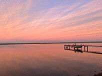 Sunset view from the firepit