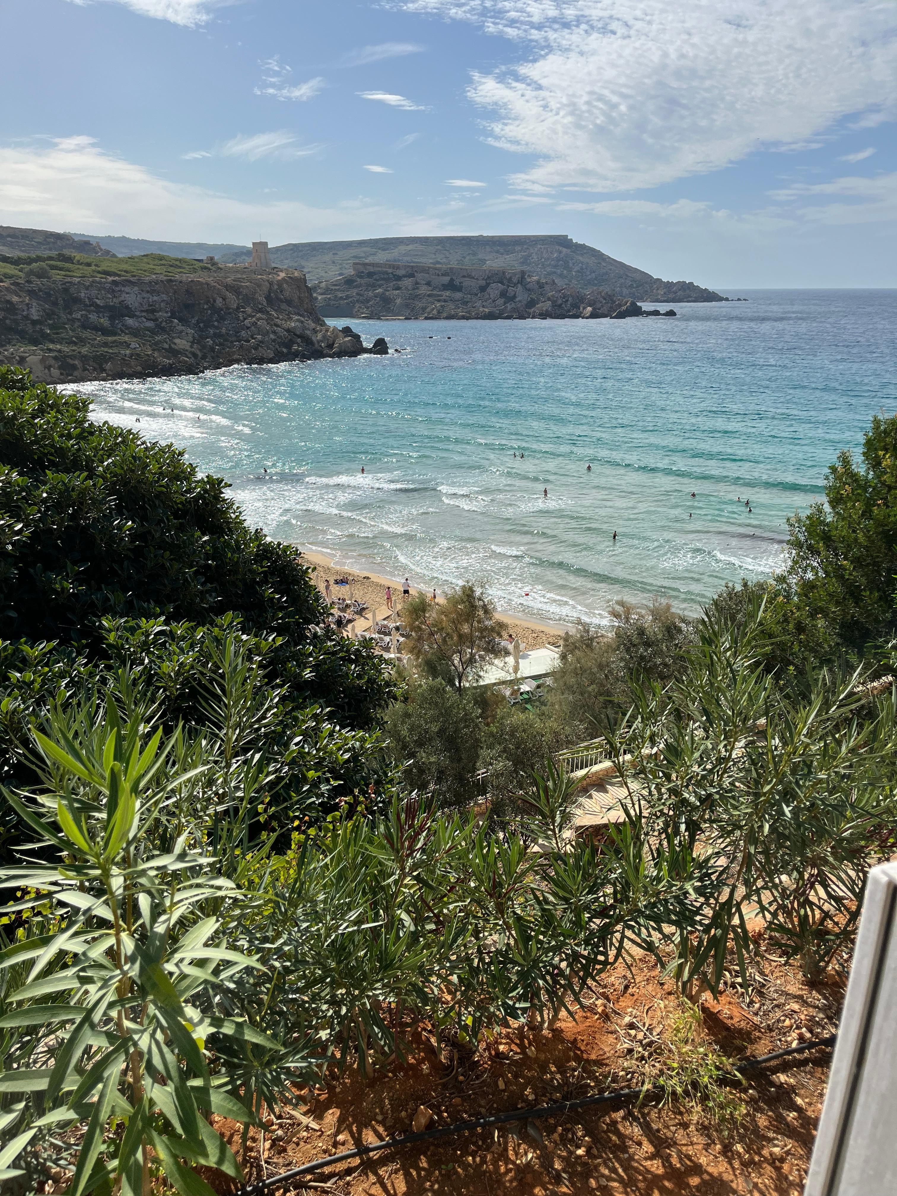 Utsikt fra frokostbordet 