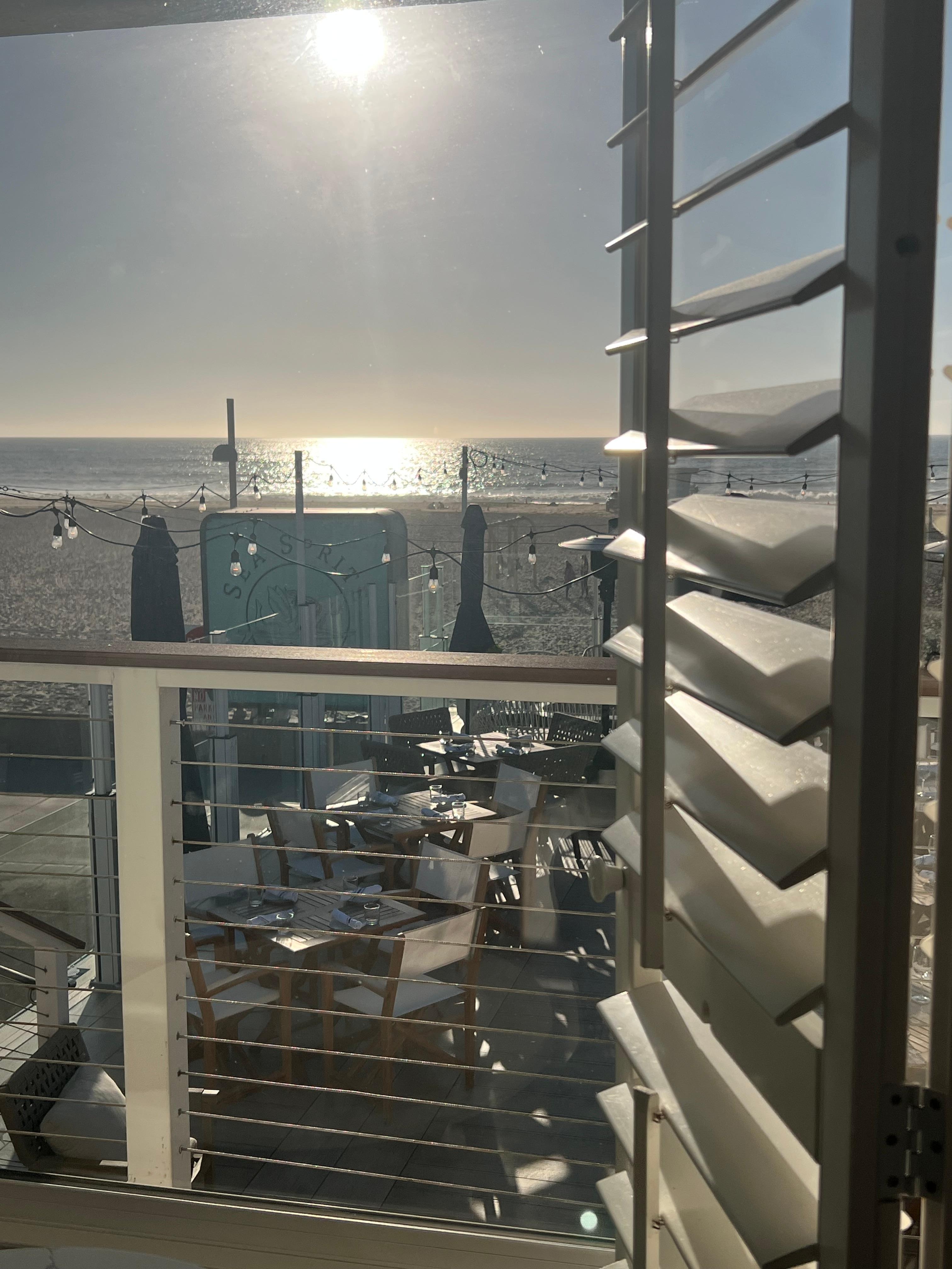 View out our window. 