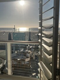 View out our window.