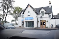 View of hotel from the carpark