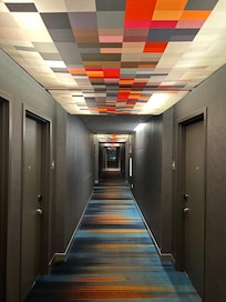 Hallway of hotel to my room