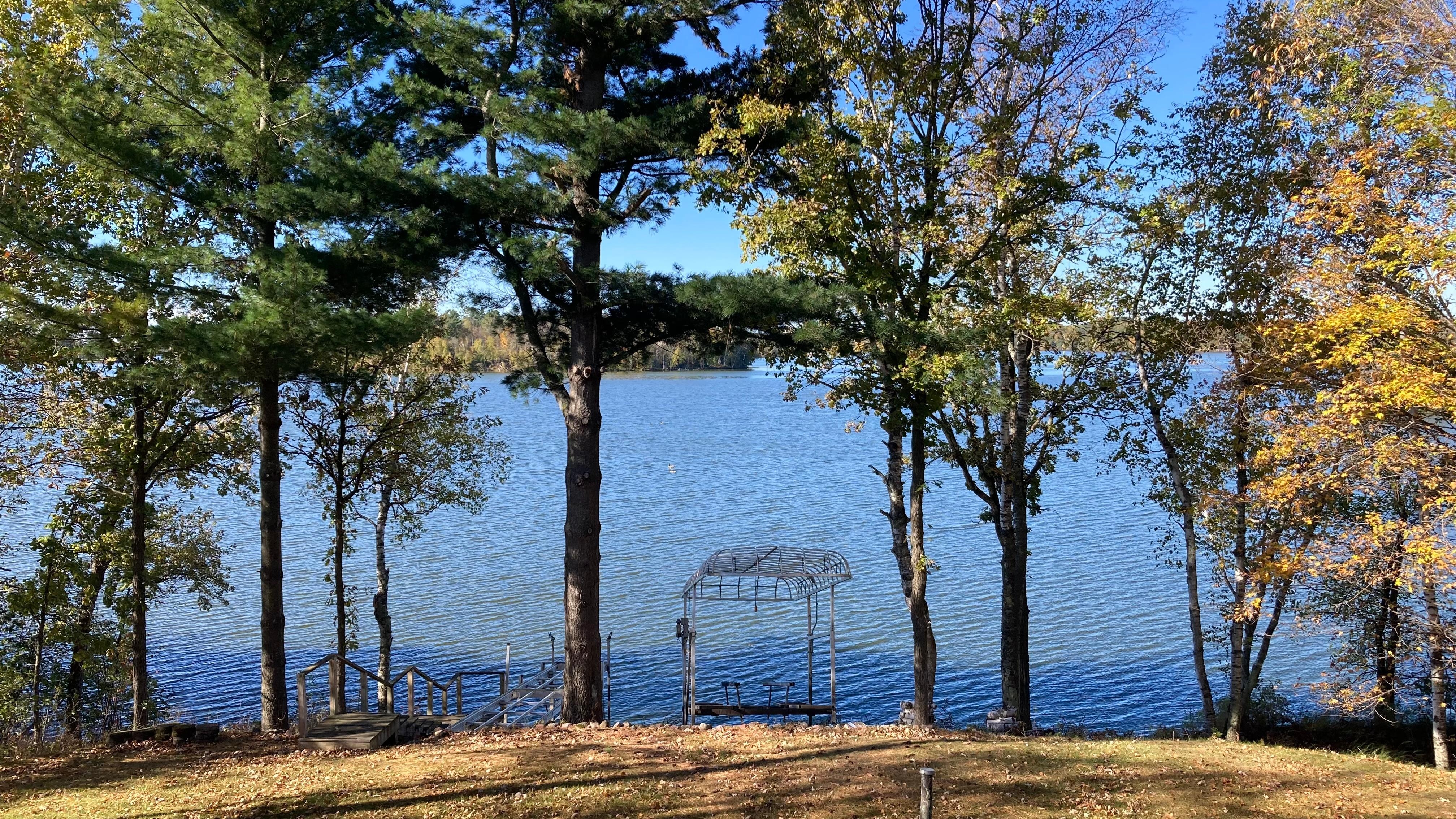 View from back balcony. 