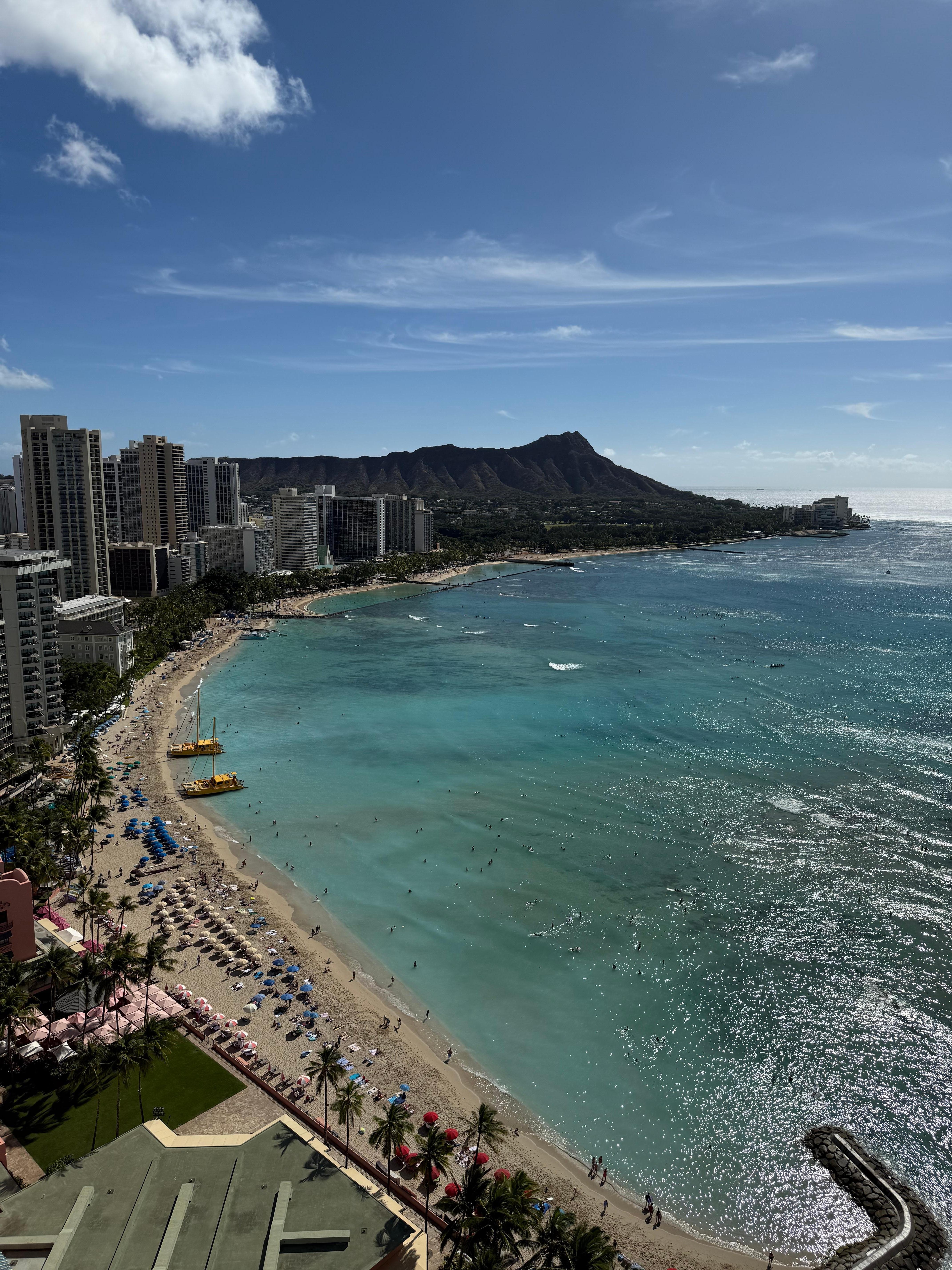 Great ocean view from the room.
