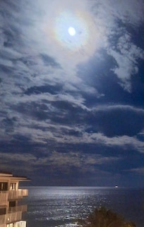 Full moon from the terrace