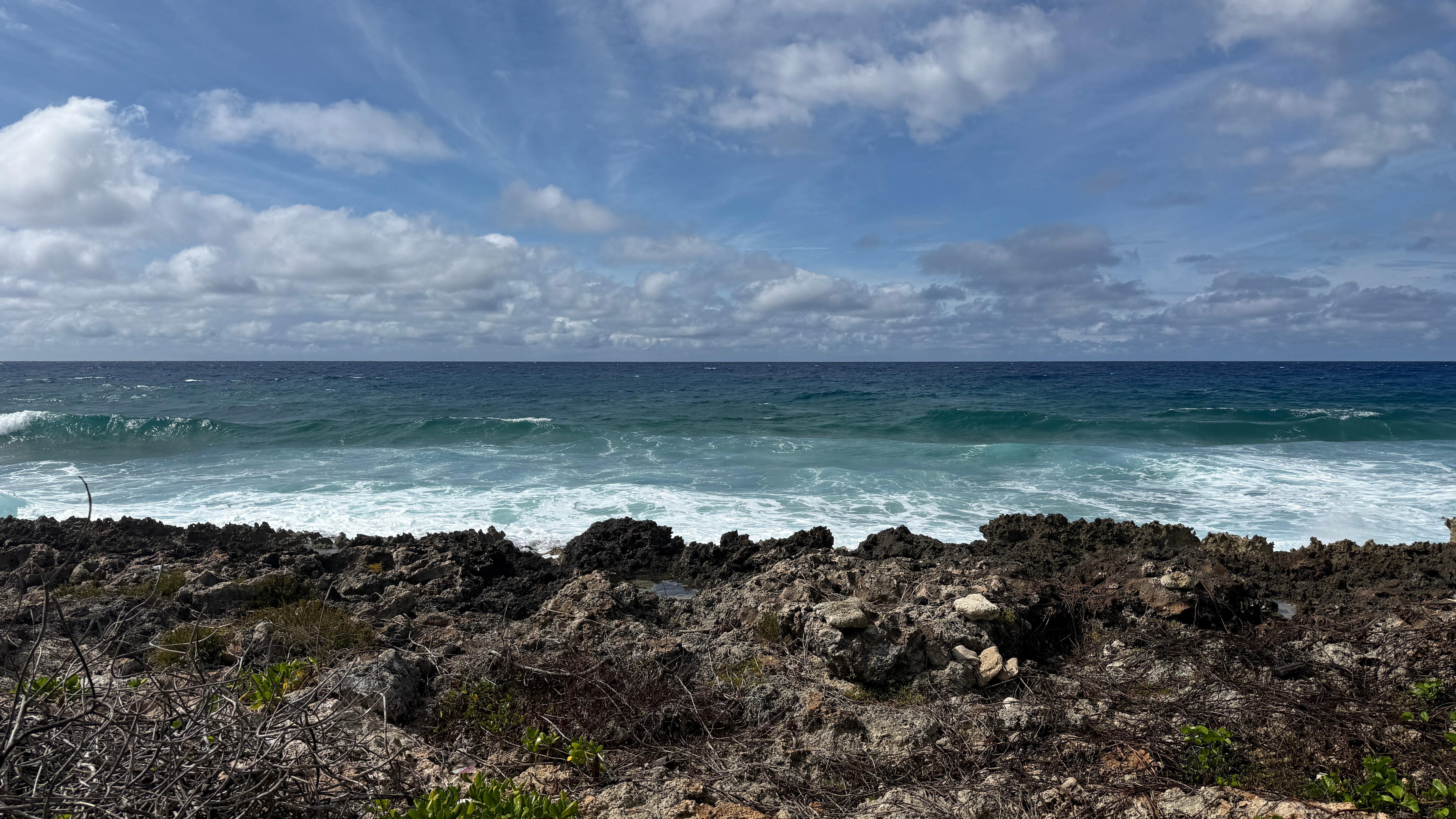 Beach in front of property 