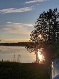 Round Lake at sunset