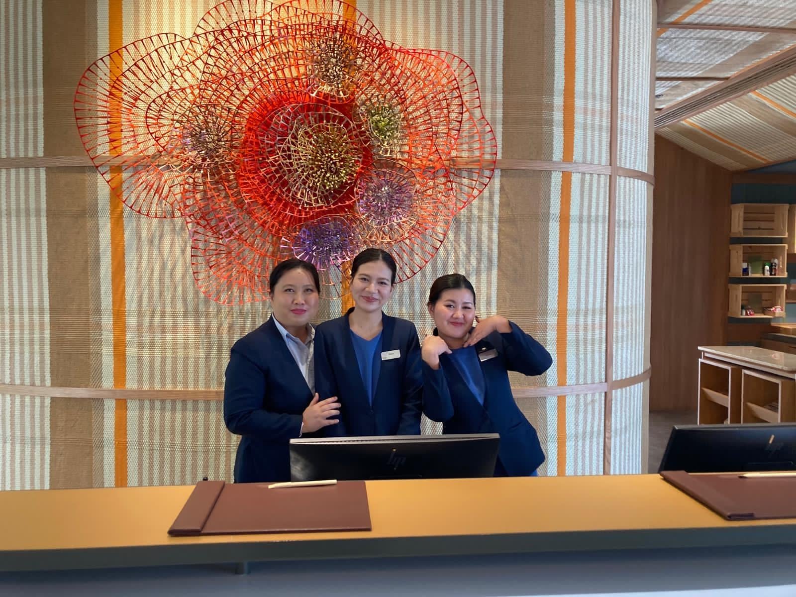 The fantastic Mimi and her staff 