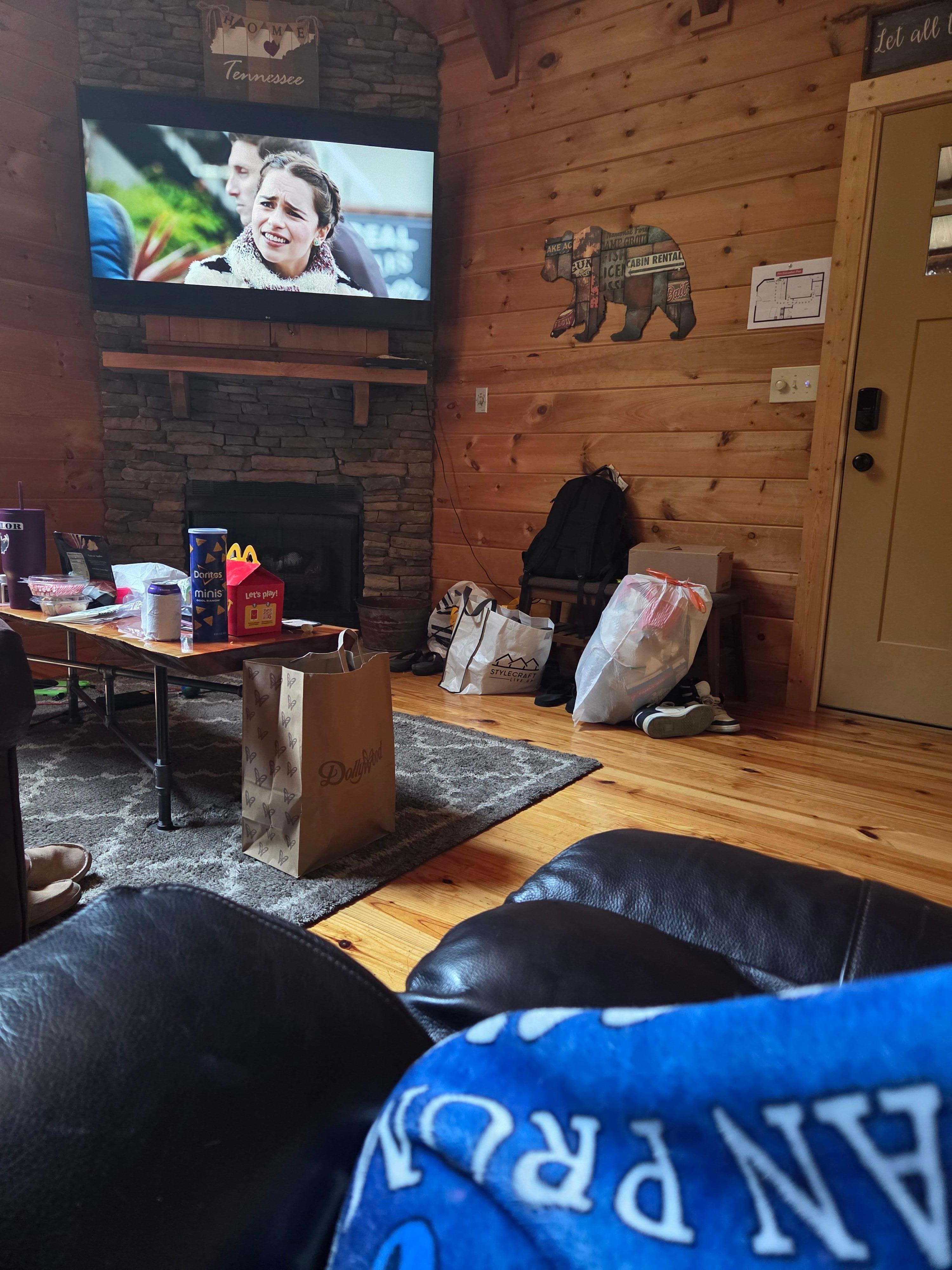 Living room chilling in the recliner