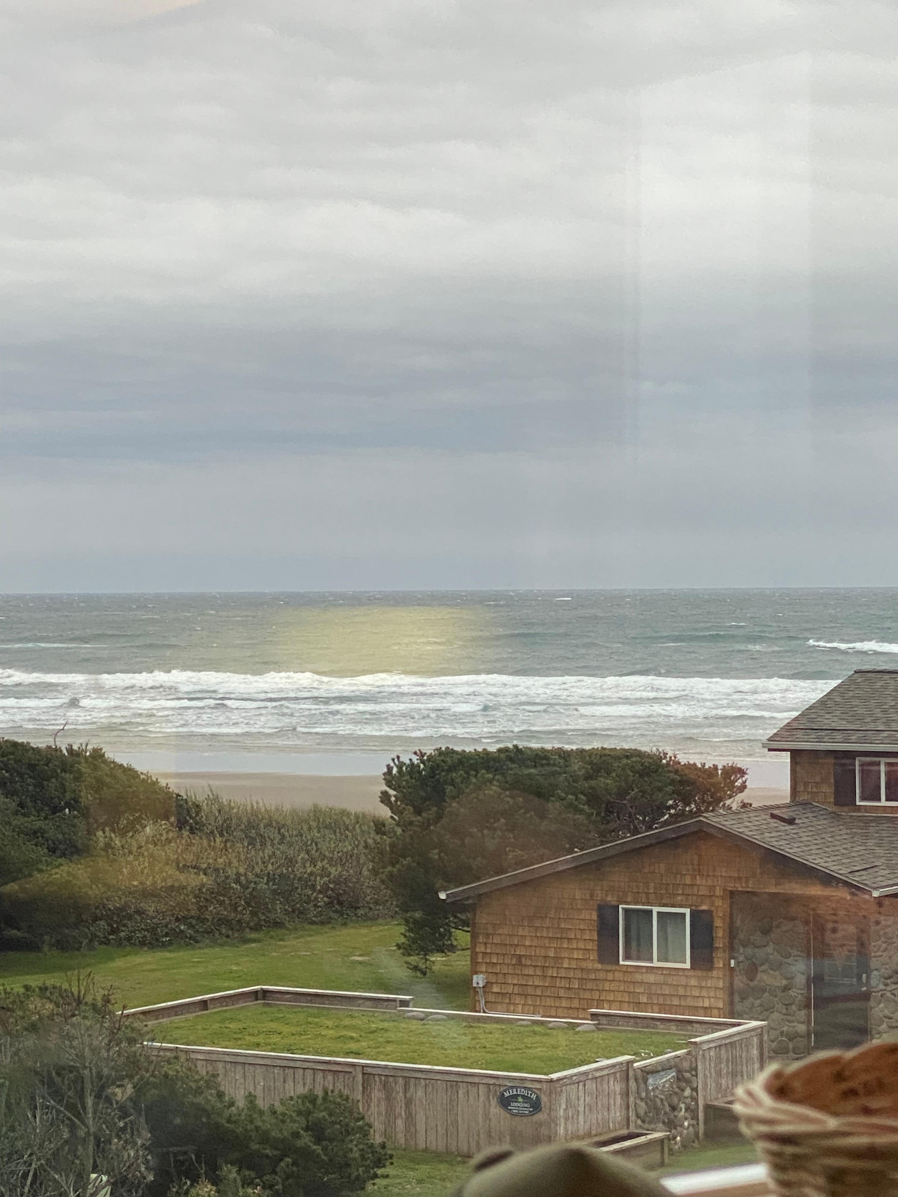 The view from the kitchen.