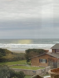 The view from the kitchen.