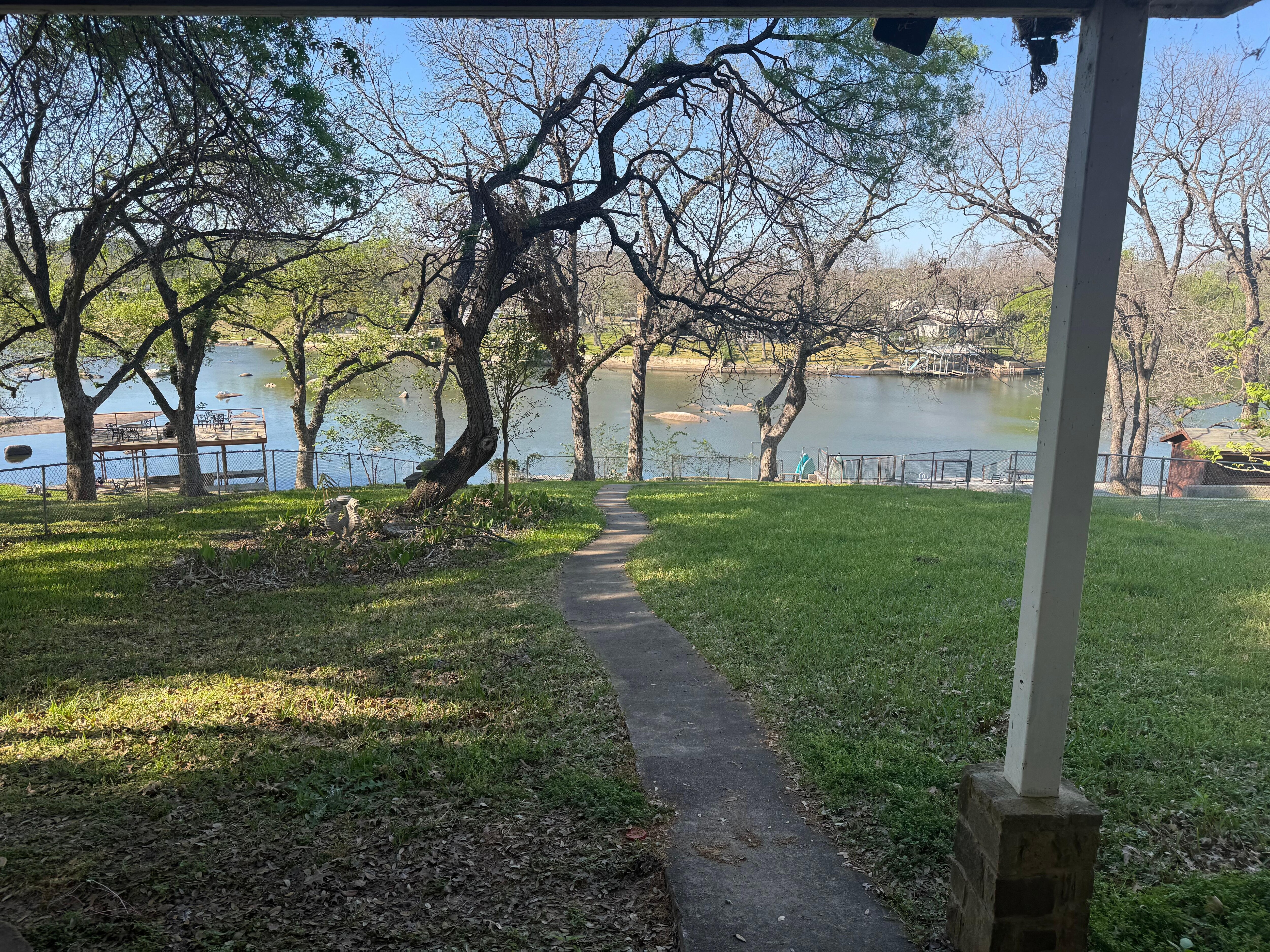 View from back patio 