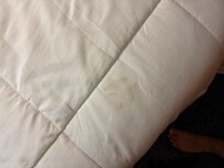 Stains and marks on doonas