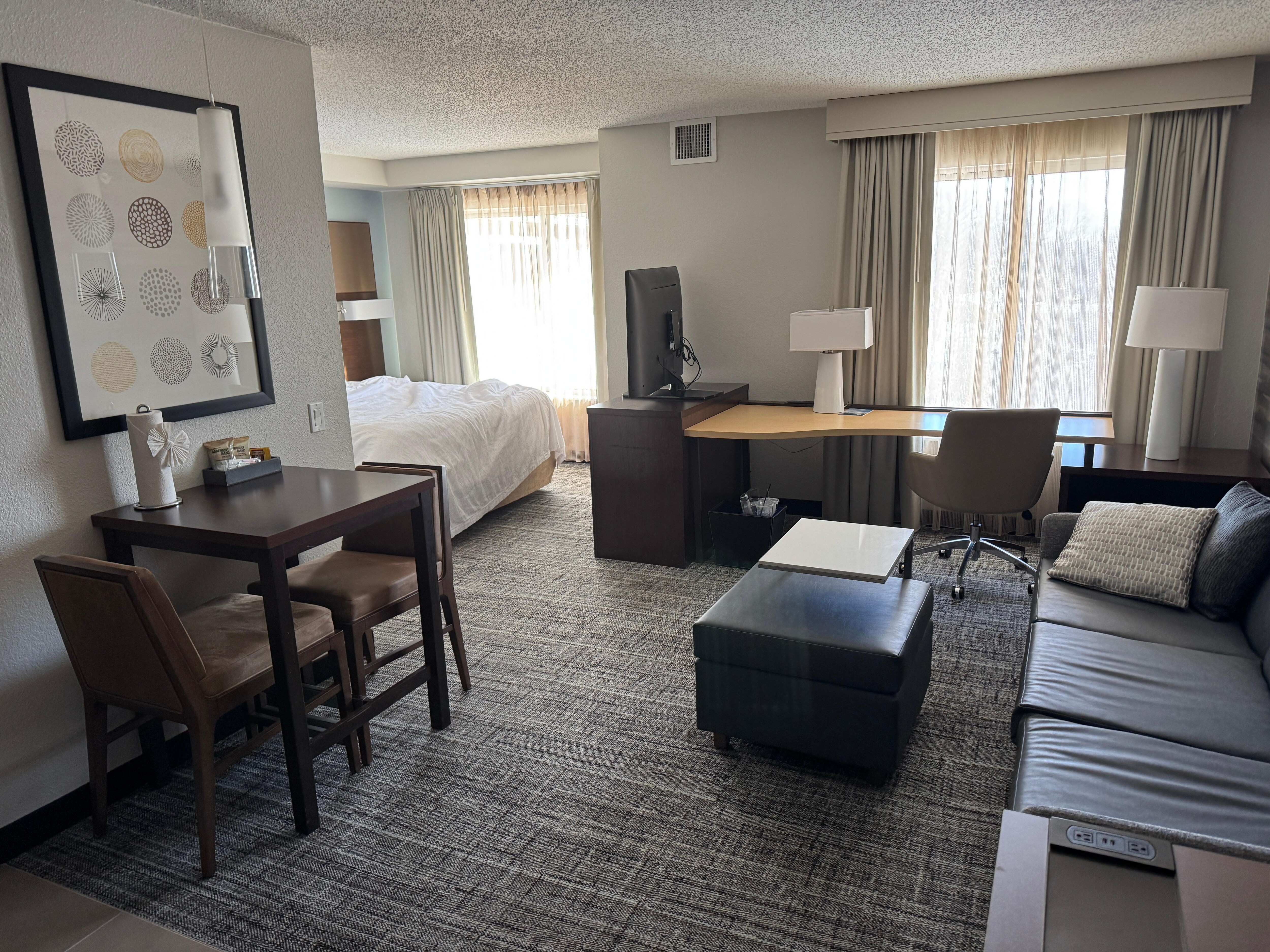 Nice room with comfortable King size bed. 