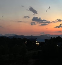 Sunset from the deck