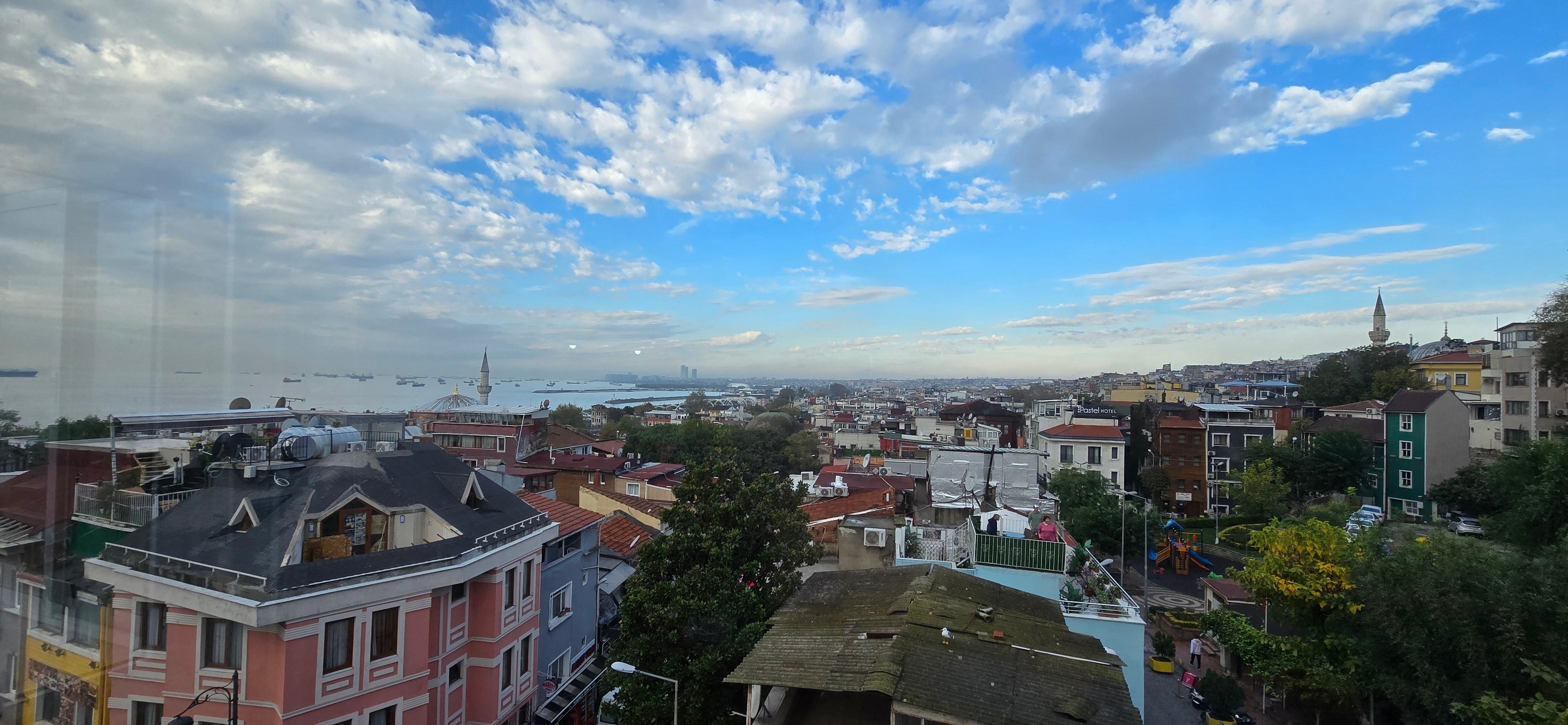View from the breakfast terrace.